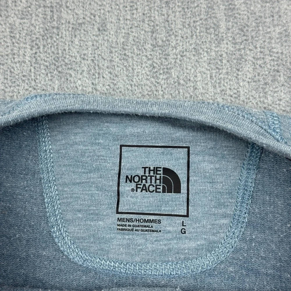 The North Face Shirt‎ Mens Large Blue Henley Long Sleeve Athletic Hiking Outdoor